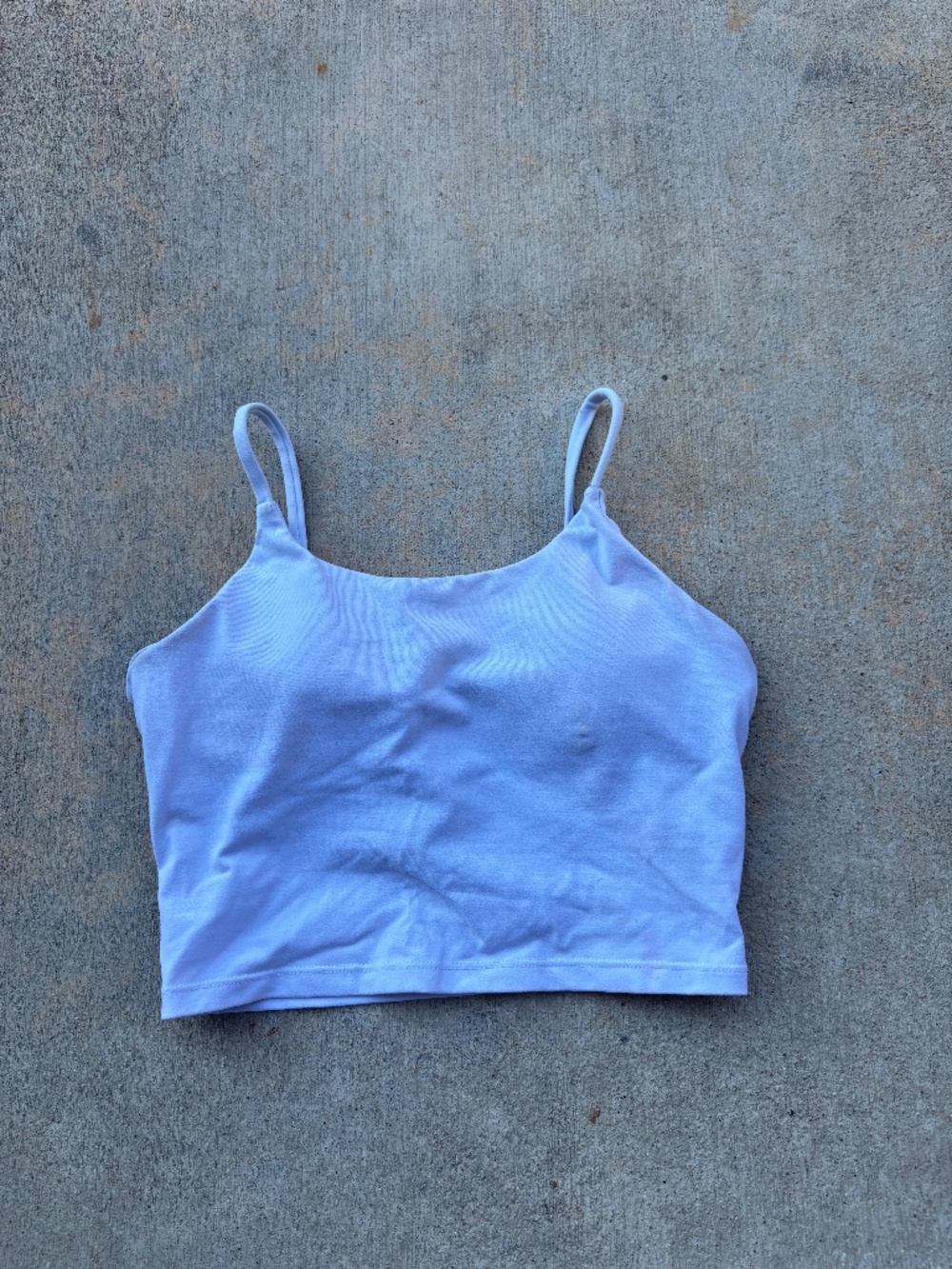 White Workout Tank Top